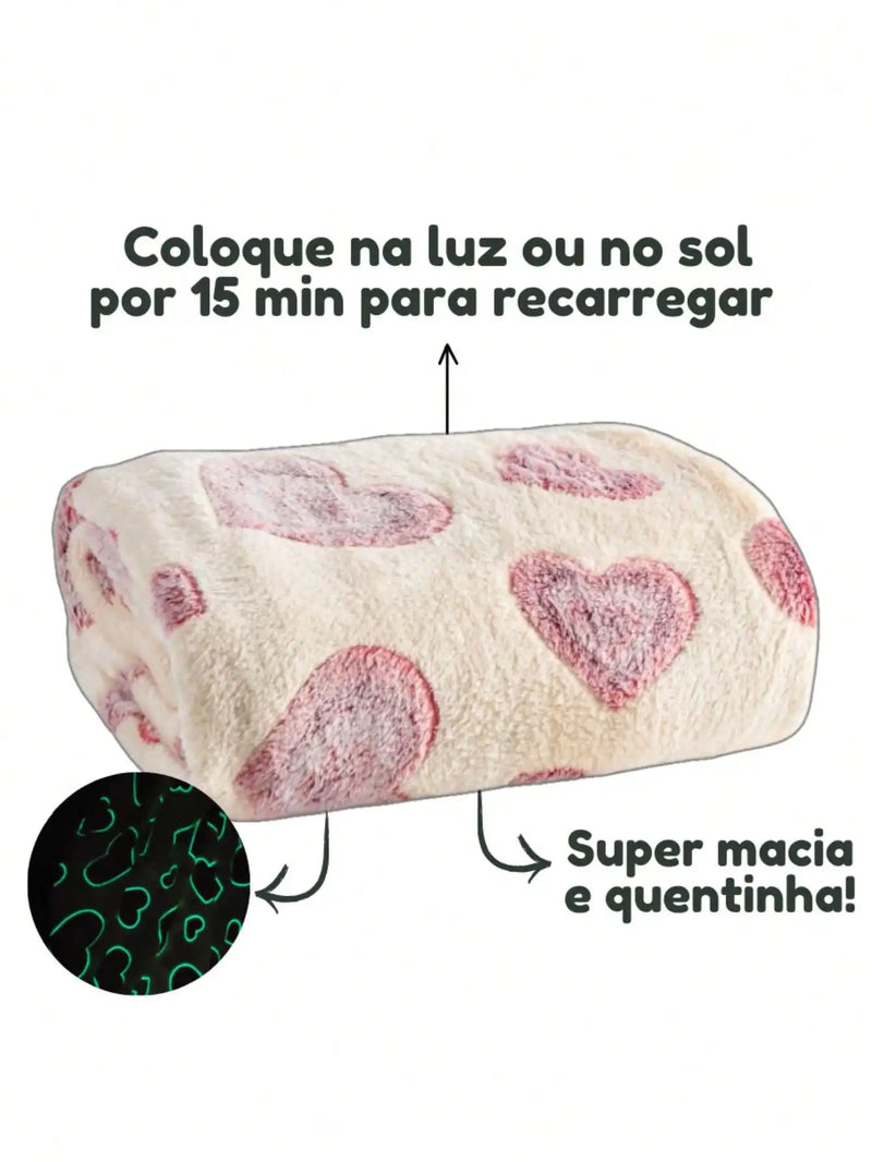 Manta Cobertor Mágico que Brilha no Escuro ( Tamanho 2,0m x 1,8m )