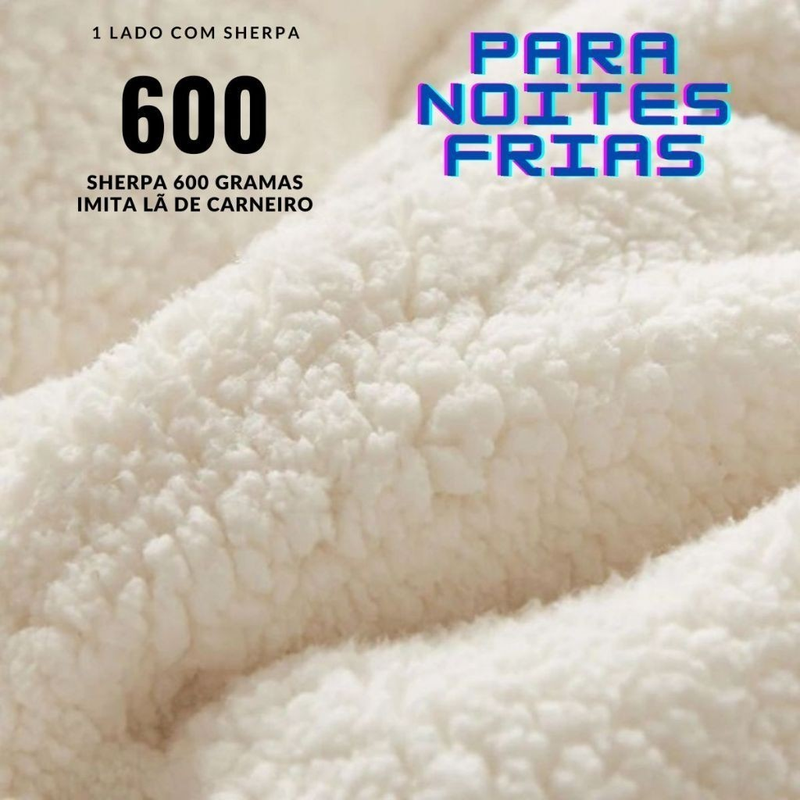 Protetor de Colchão Pillow Top Macio 400 Fios Soft Pele de Carneiro